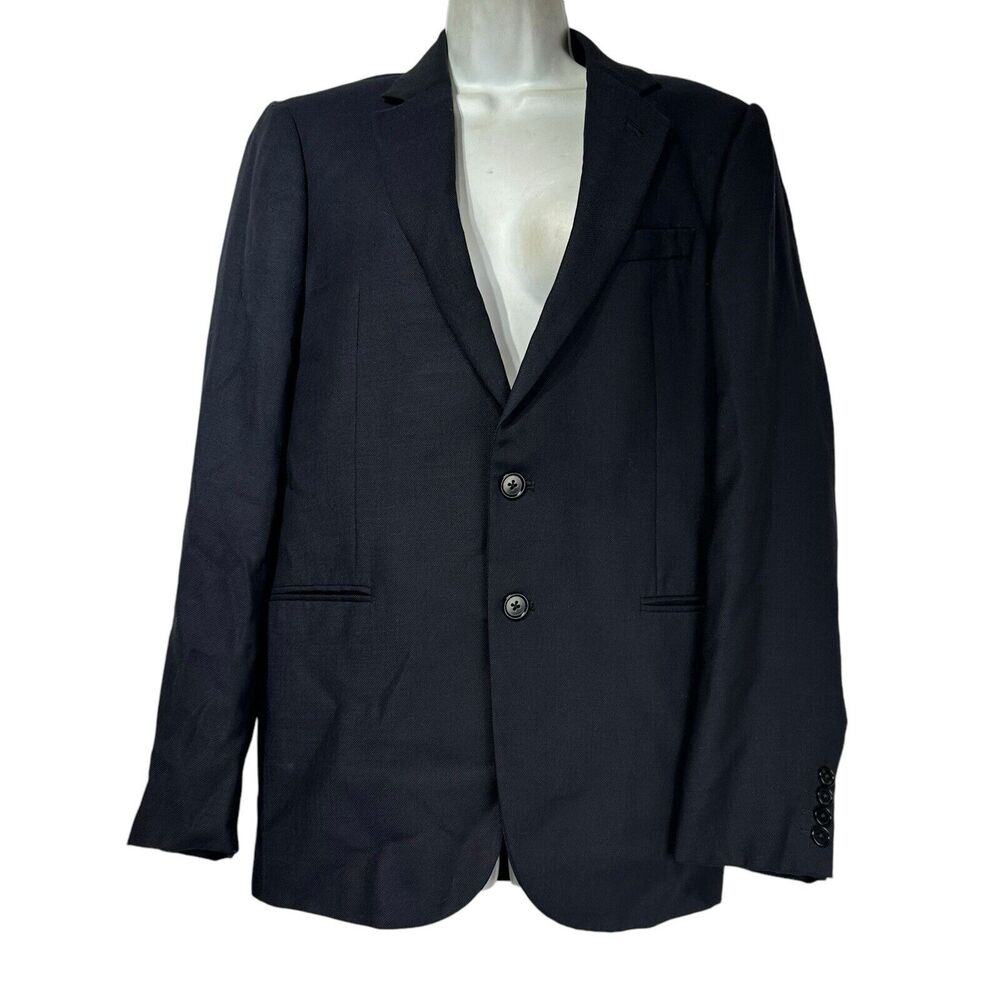 armani collezioni blue wool blazer Size 38